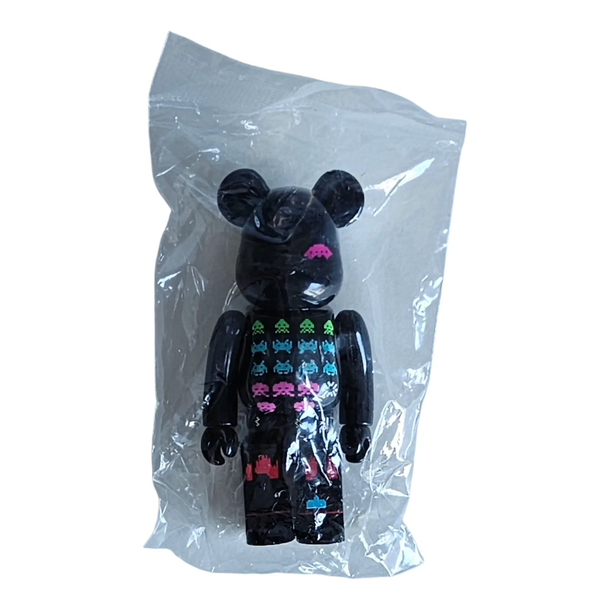 Bearbrick Series 37 Pattern "Space Invaders" 100% in Folie