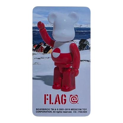 Bearbrick Series 38 Flag "Greenland" 100% Begleitkarte