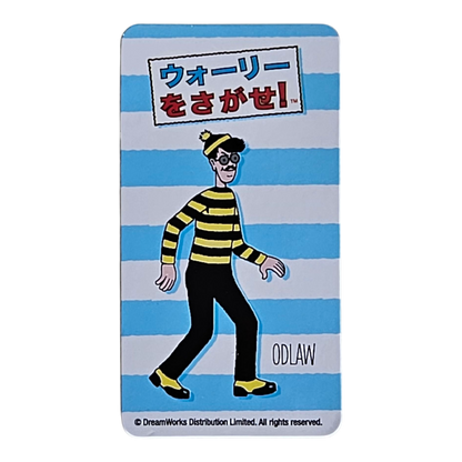 Bearbrick Series 38 Pattern "Odlaw" [Where's Waldo?] 100% Begleitkarte