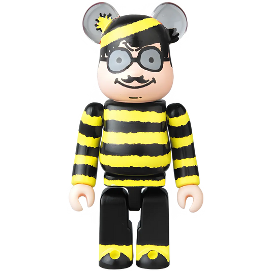 Bearbrick Series 38 Pattern "Odlaw" [Where's Waldo?] 100% Herstellerbild