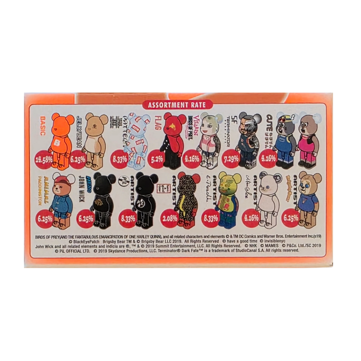Bearbrick Series 39 Blindbox 100% Modellliste