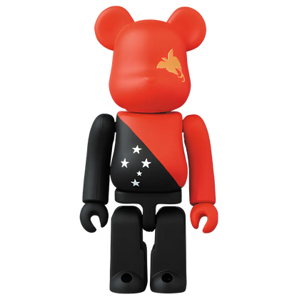 Bearbrick Series 39 Flag "Papua New Guinea" 100% Herstellerbild