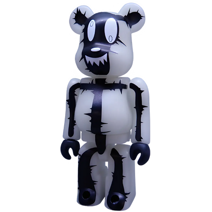 Bearbrick Series 4 Horror "Lightning Glow in the Dark" 100% Herstellerbild