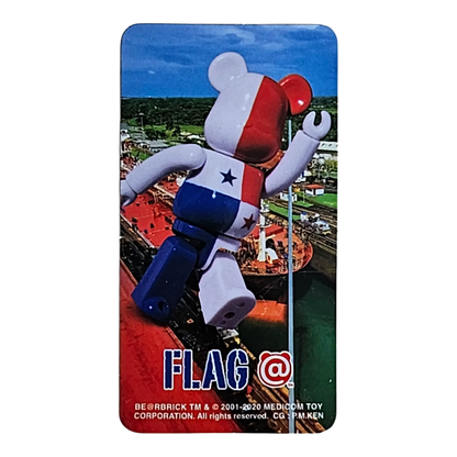 Bearbrick Series 40 Flag "Panama" 100% Begleitkarte