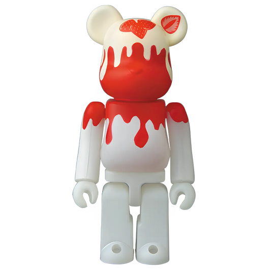 Bearbrick Series 40 Jellybean "Strawberry Shortcake" 100% Herstellerbild