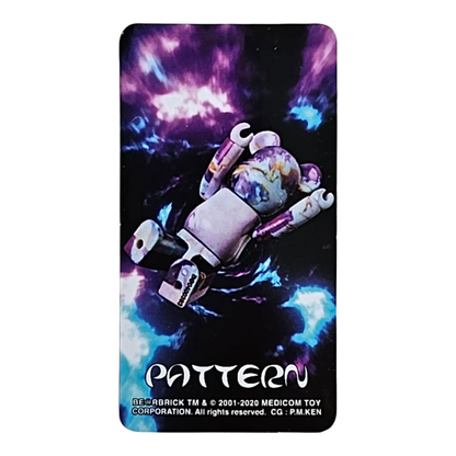 Bearbrick Series 40 Pattern "Marble" 100% Begleitkarte