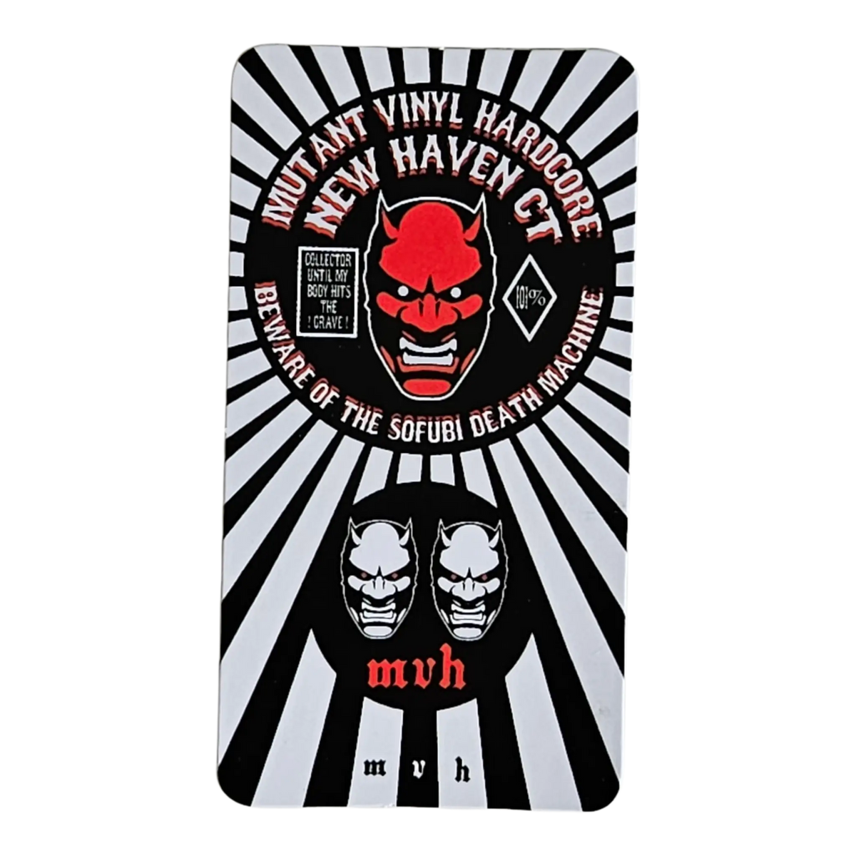 Bearbrick Series 41 Artist "Mutant Vinyl Hardcore (MVH)" 100% Begleitkarte