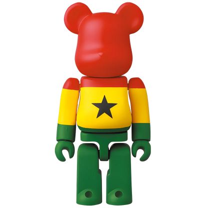 Bearbrick Series 41 Flag "Ghana" 100% Herstellerbild