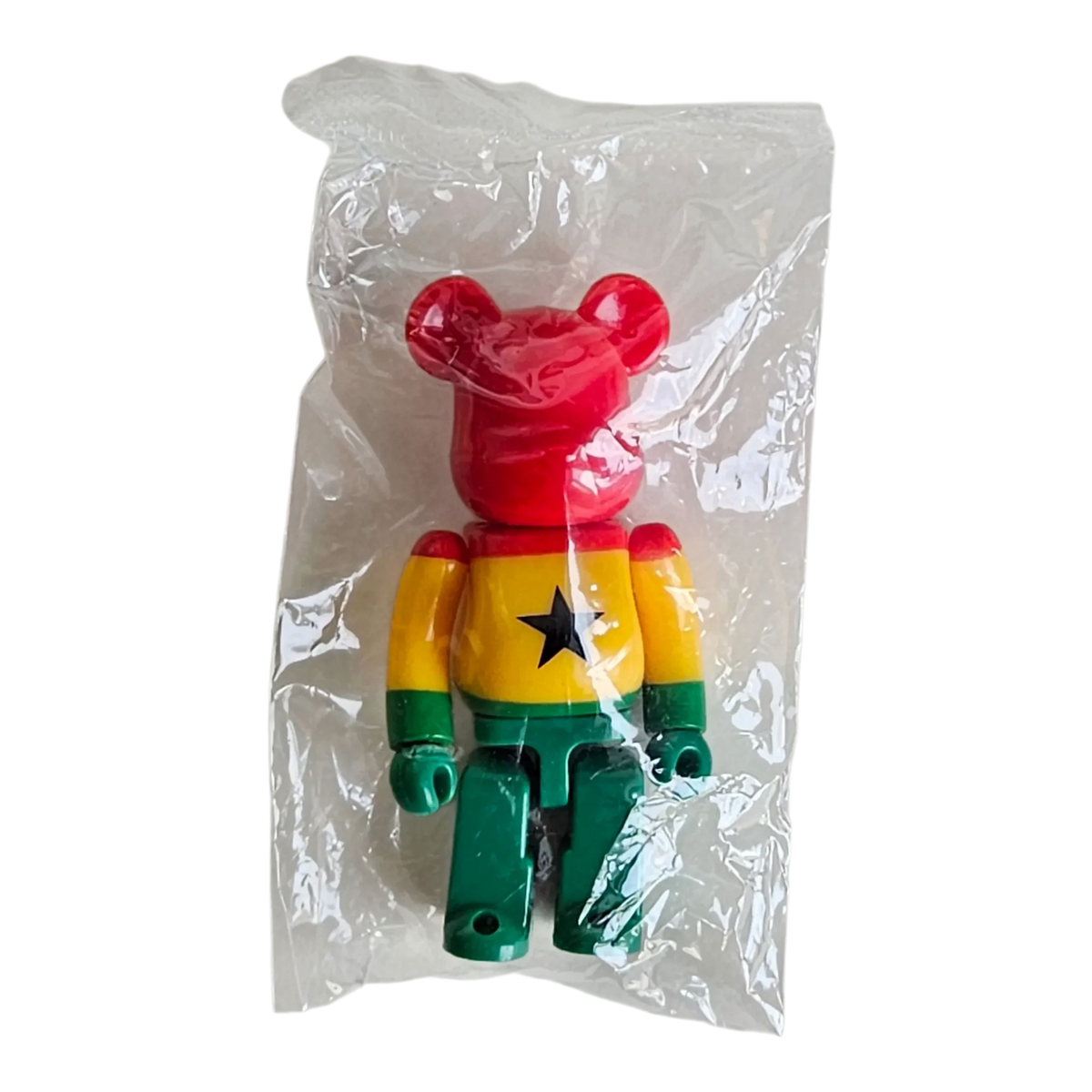 Bearbrick Series 41 Flag "Ghana" 100% in Folie
