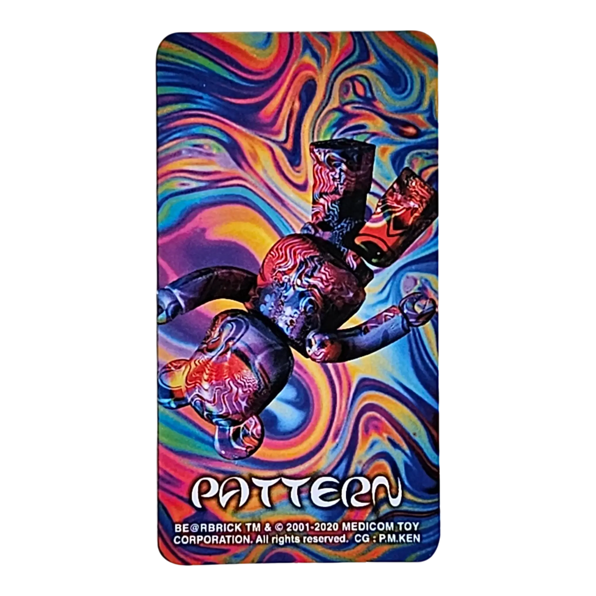 Bearbrick Series 41 Pattern "Love and Peace (Summer of Love)" 100% Begleitkarte