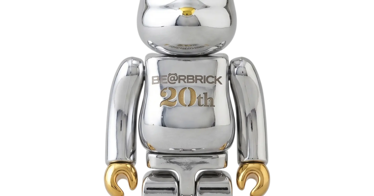 BE@RBRICK Series 42 20th Anniversary Silver 100% SECRET