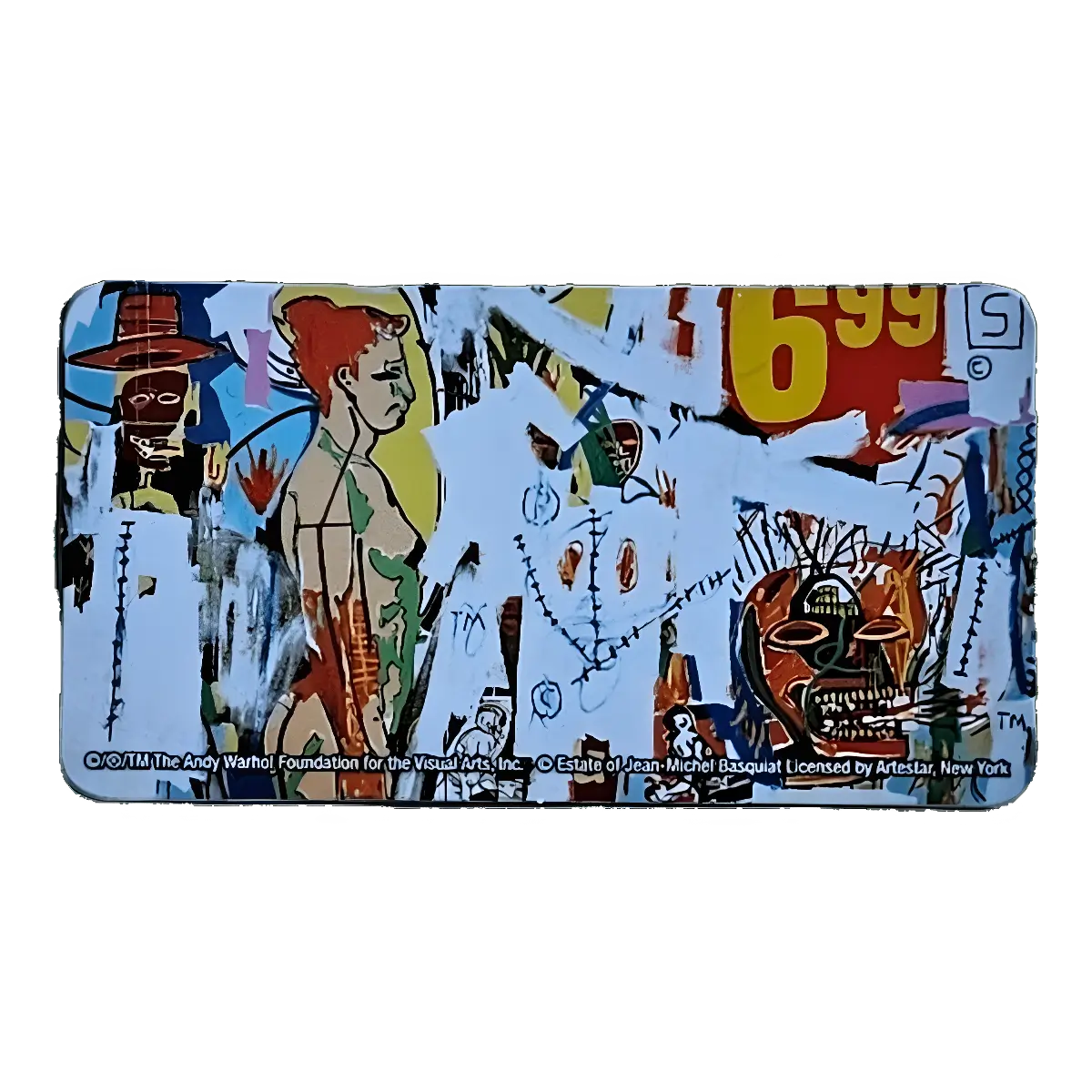 Bearbrick Series 42 Artist Andy Warhol × Jean-Michel Basquiat 100% Begleitkarte