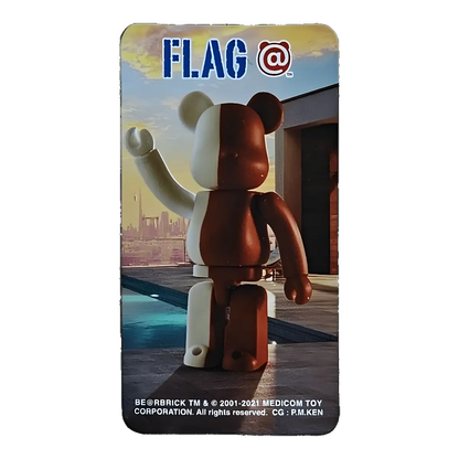 Bearbrick Series 42 Flag "Dubai, UAE" 100% Begleitkarte