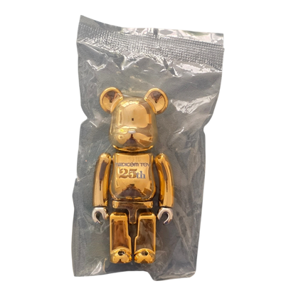 Bearbrick Series 42 Medicom Toy 25th Anniversary Model Gold [Hajime Sorayama] 100% SECRET in Folie