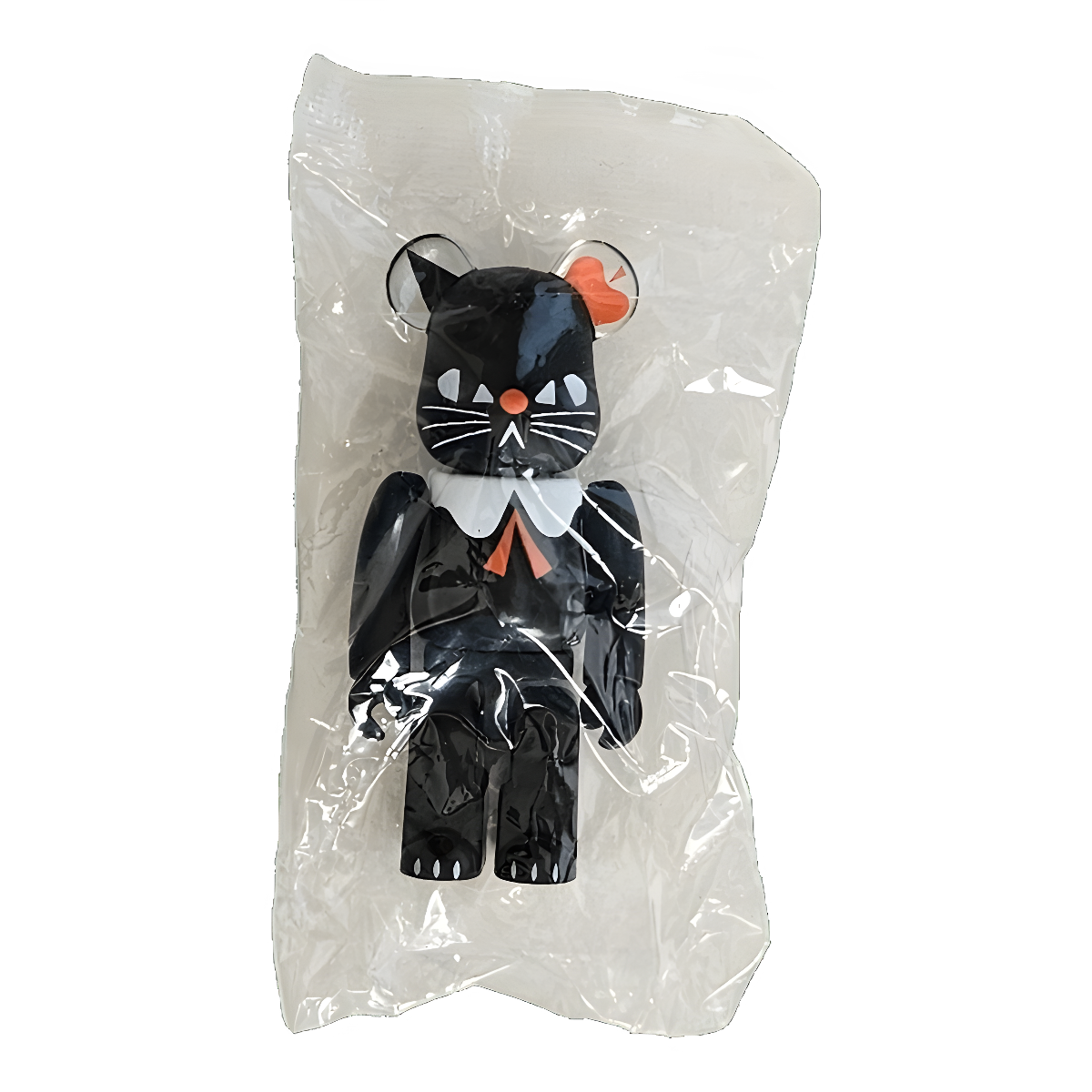 Bearbrick Series 43 Artist "Robin the Black Cat" 100% in Folie