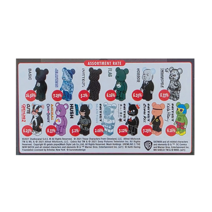 Bearbrick Series 43 Blindbox (100%) Verteilungsübersicht