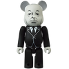 Bearbrick Series 43 Horror "Alfred Hitchcock" 100% Herstellerbild