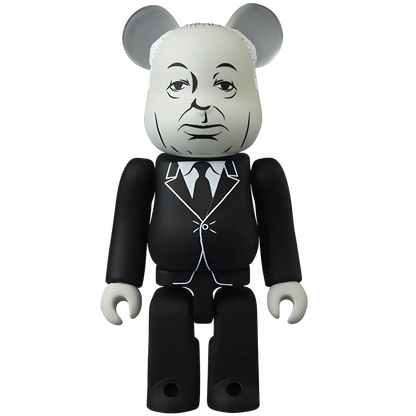 Bearbrick Series 43 Horror "Alfred Hitchcock" 100% Herstellerbild