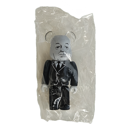 Bearbrick Series 43 Horror "Alfred Hitchcock" 100% in Folie