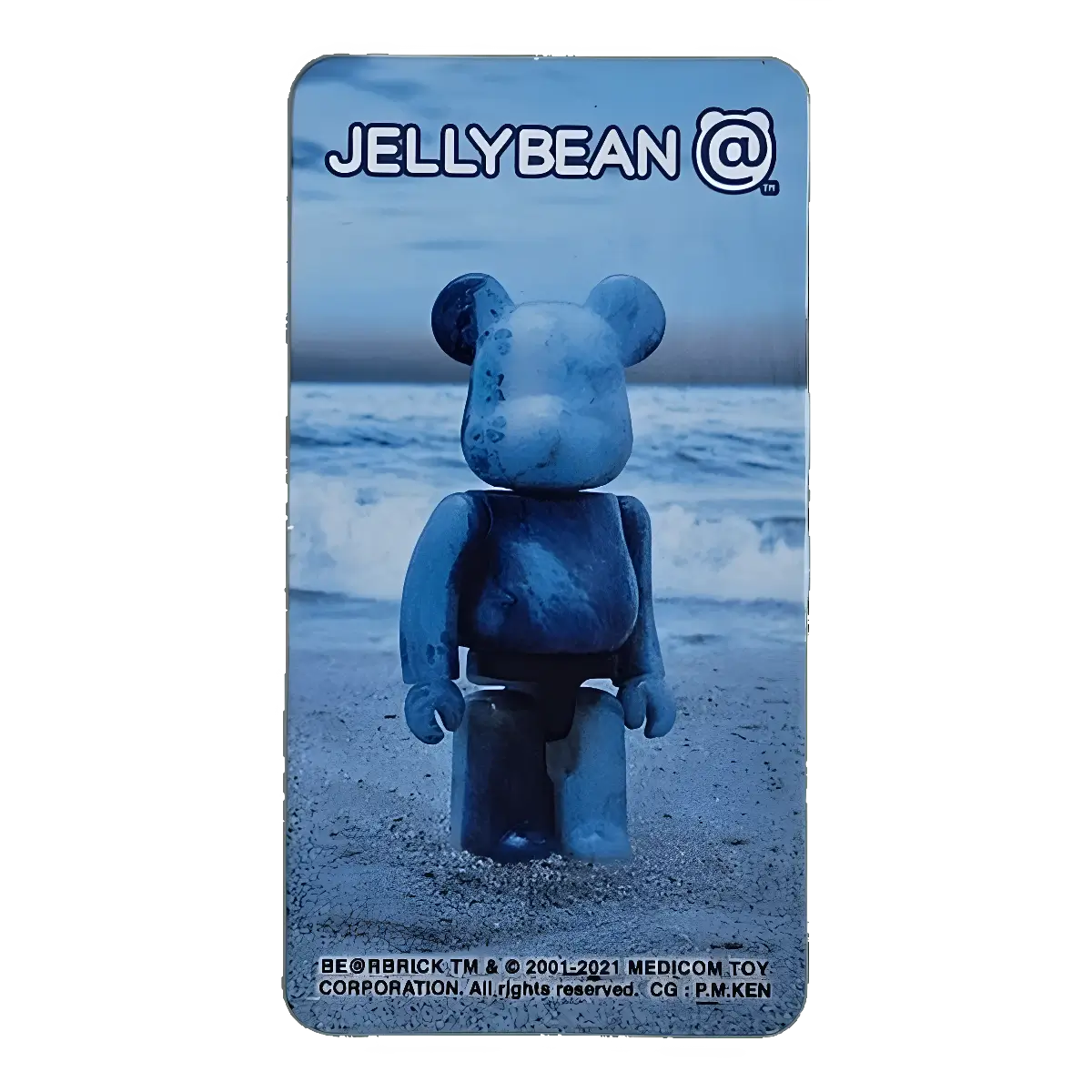 Bearbrick Series 43 Jellybean "Beach" 100% Begleitkarte
