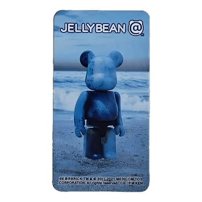 Bearbrick Series 43 Jellybean "Beach" 100% Begleitkarte