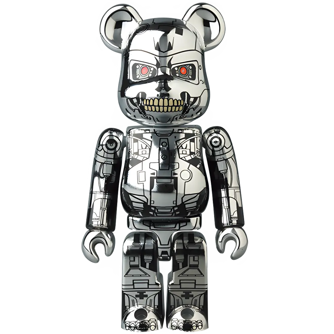 Bearbrick Series 43 SF "Terminator 2 Judgment Day" 100% Herstellerbild