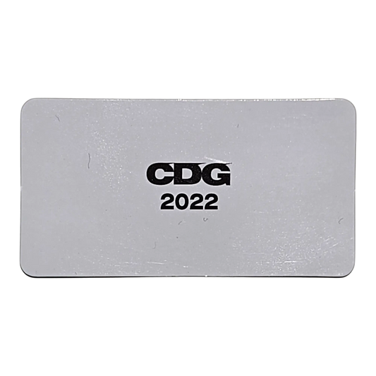 Bearbrick Series 44 Artist "CDG Black Sleeve" [Comme des Garçons] 100% SECRET Begleitkarte