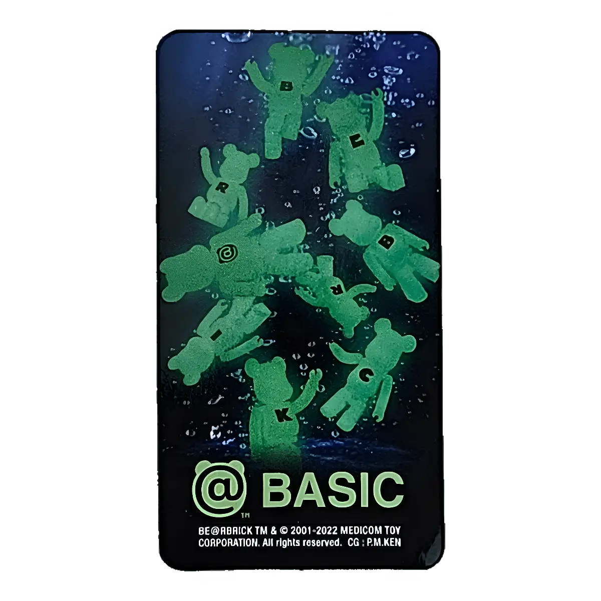 Bearbrick Series 44 Basic Letter 100% Begleitkarte