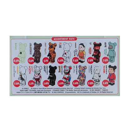 Bearbrick Series 44 Blindbox (100%) Verteilungsübersicht