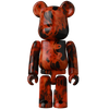 Bearbrick Series 44 Pattern "Fire" 100% Herstellerbild