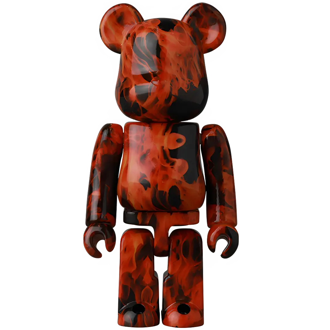 Bearbrick Series 44 Pattern "Fire" 100% Herstellerbild