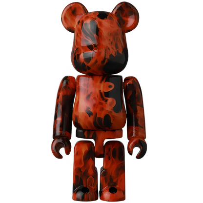 Bearbrick Series 44 Pattern "Fire" 100% Herstellerbild