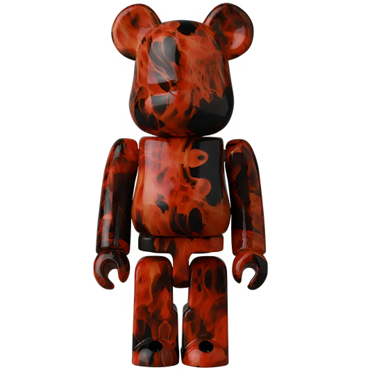 Bearbrick Series 44 Pattern "Fire" 100% Herstellerbild