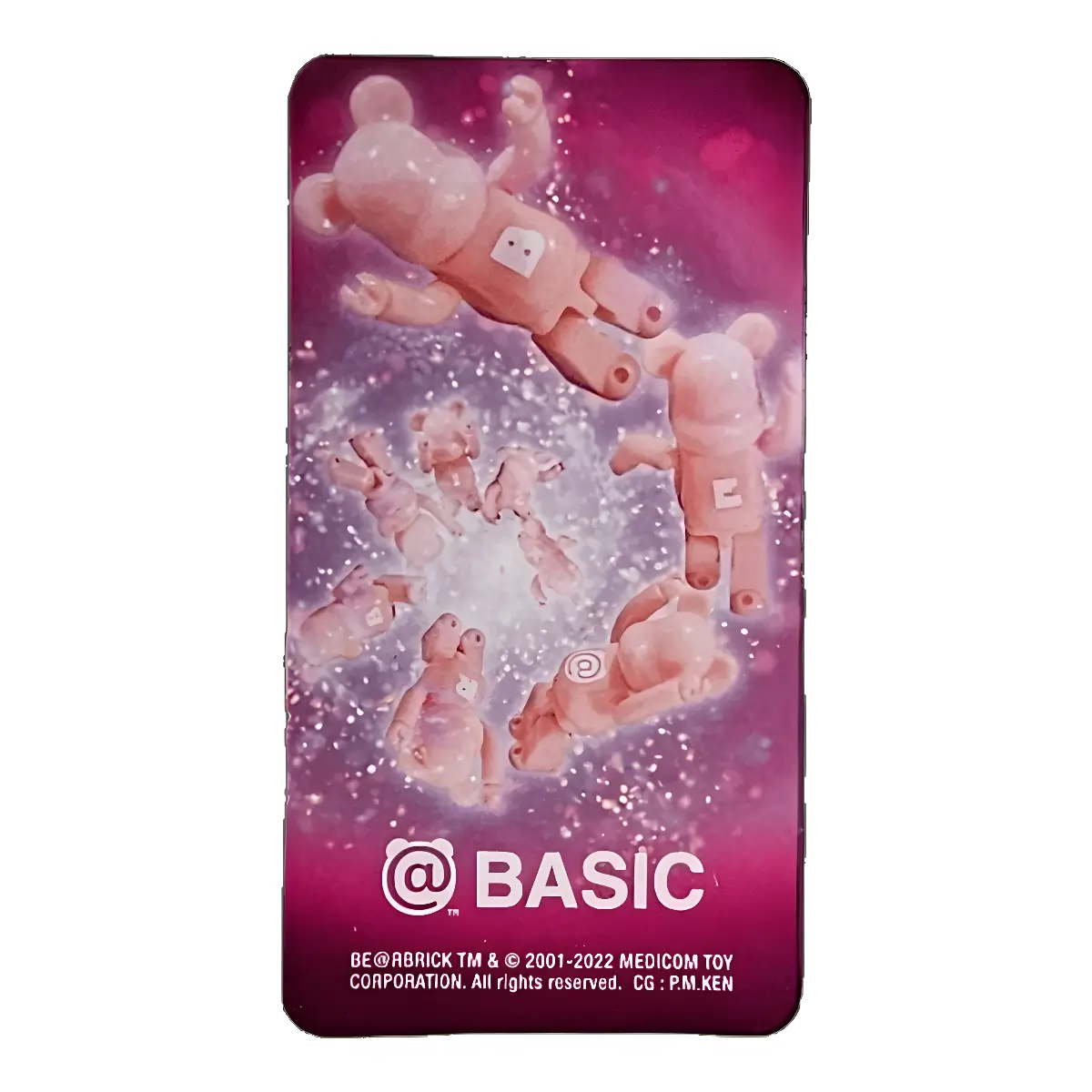 Bearbrick Series 45 Basic Letter 100% Begleitkarte