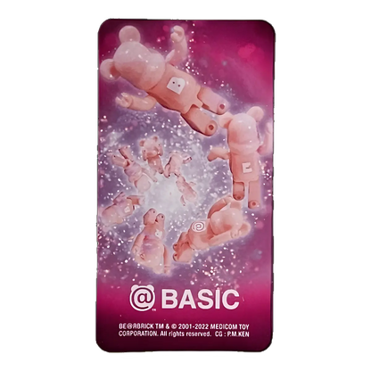 Bearbrick Series 45 Basic Letter 100% Begleitkarte