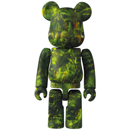 Bearbrick Series 45 Pattern "Jungle" 100% Herstellerbild
