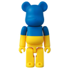 Bearbrick Series 46 Flag "Ukraine" 100% Herstellerbild