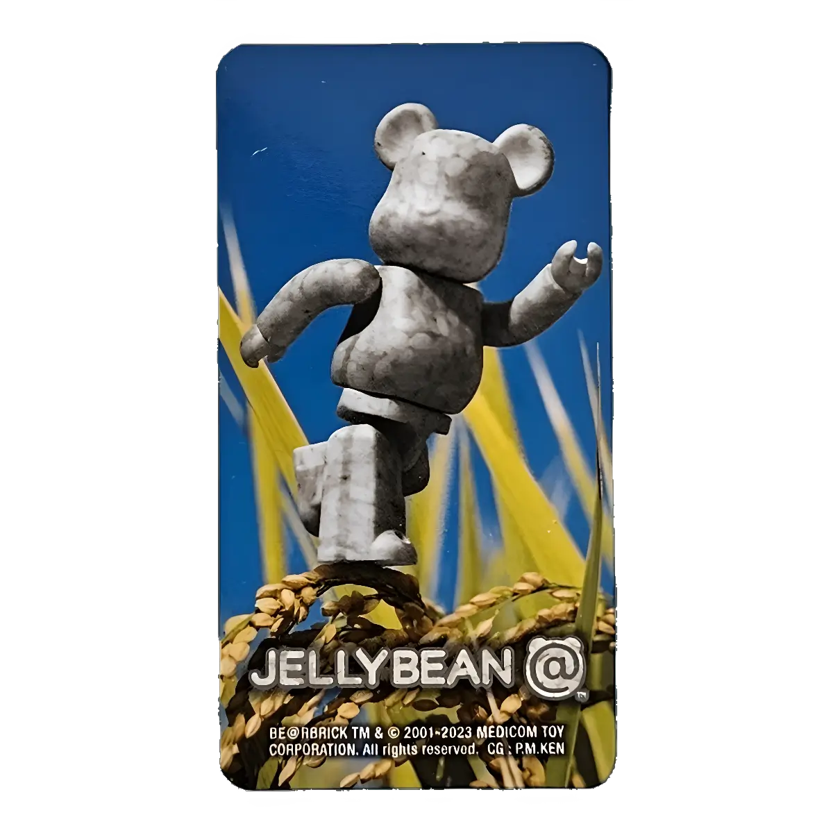 Bearbrick Series 46 Jellybean 'Rice' 100% Begleitkarte