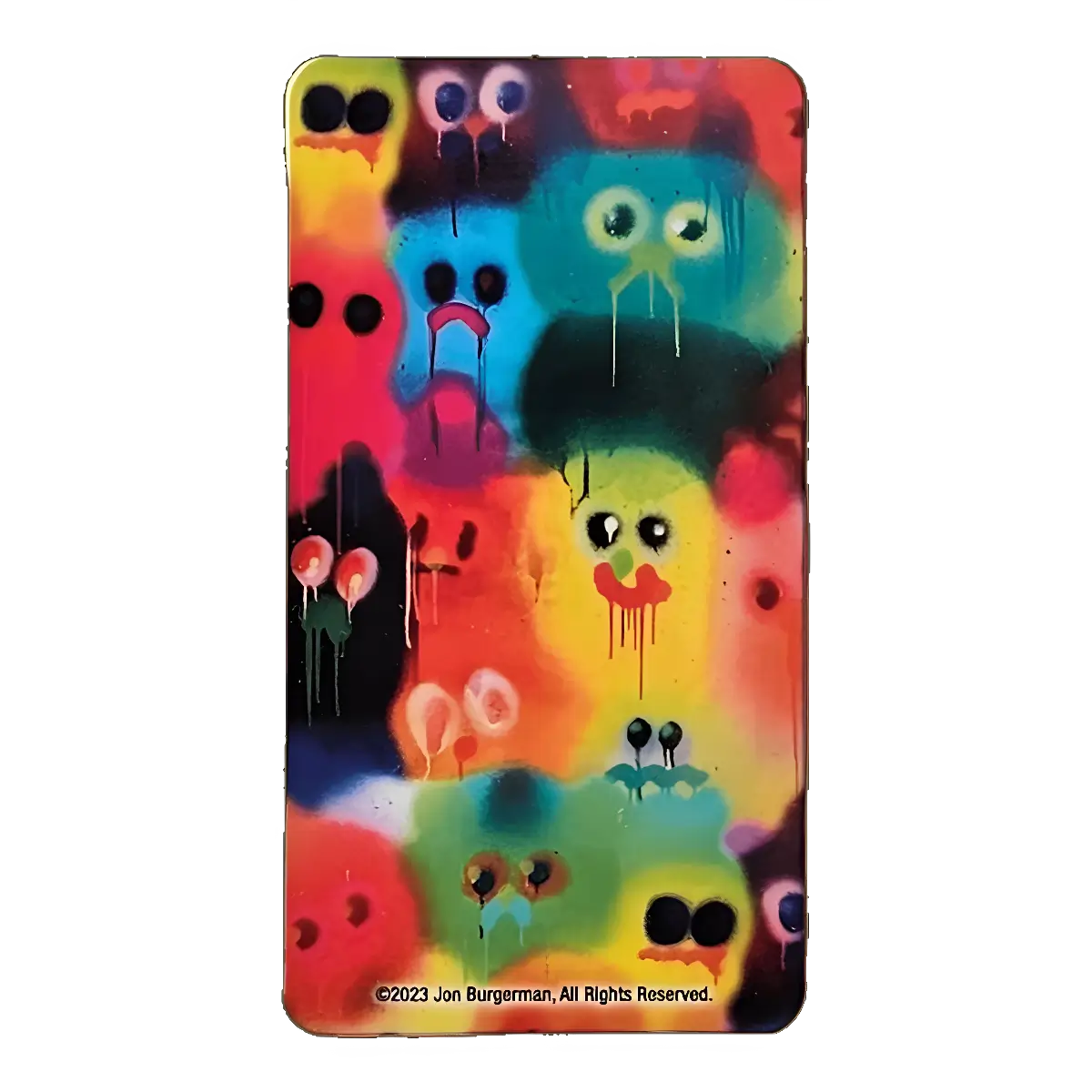 Bearbrick Series 46 Pattern "Jon Burgerman" 100% Begleitkarte