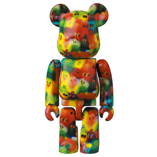 Bearbrick Series 46 Pattern "Jon Burgerman" 100% Herstellerbild
