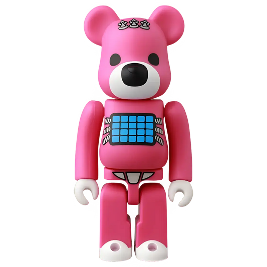Bearbrick Series 47 Animal "Psycho Teddy Bear" 100% Herstellerbild