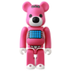 BE@RBRICK Series 47 Animal "Psycho Teddy Bear" (100%)