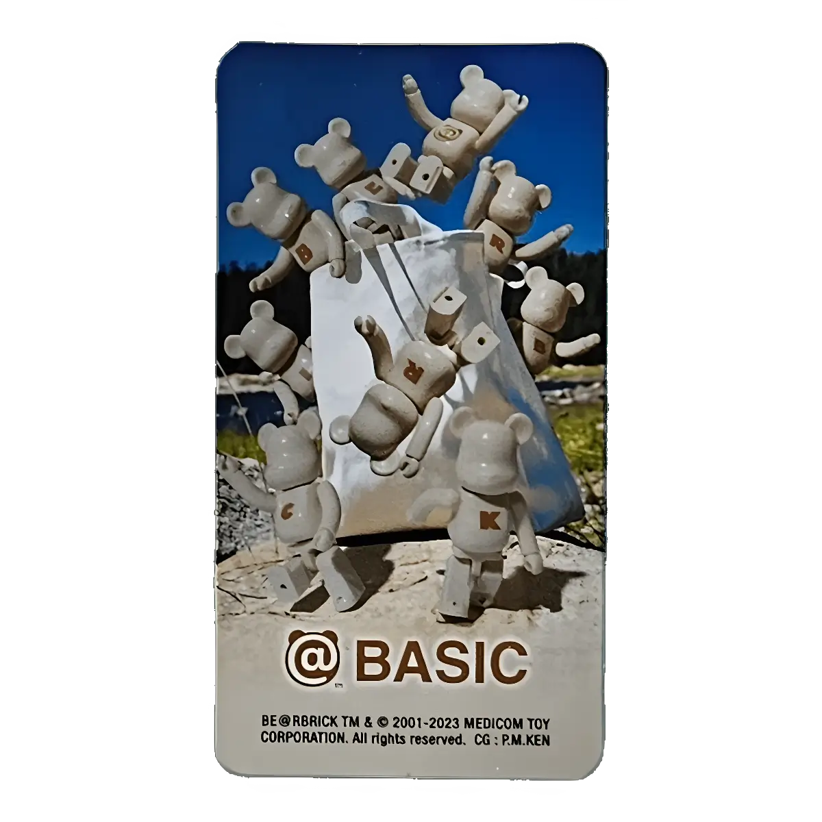Bearbrick Series 47 Basic Letter 100% Begleitkarte