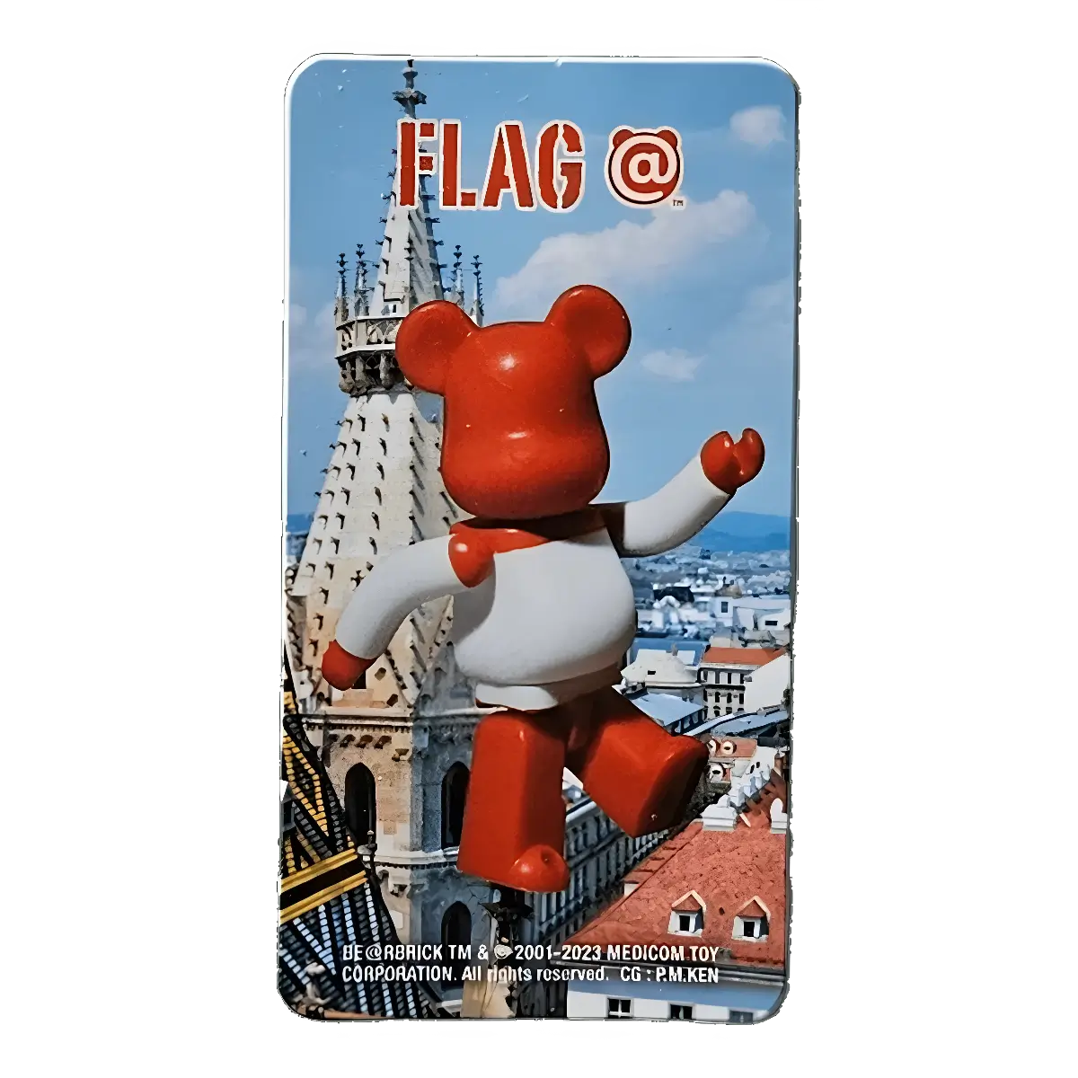 Bearbrick Series 47 Flag "Austria" 100% Begleitkarte