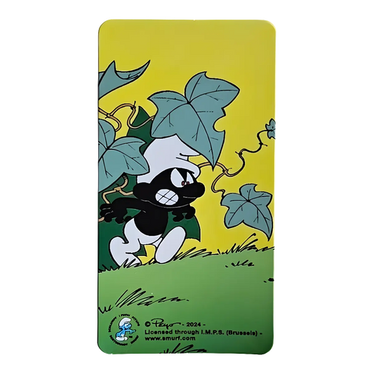 Bearbrick Series 49 Cute "Black Smurf" [The Smurfs] 100% SECRET Begleitkarte