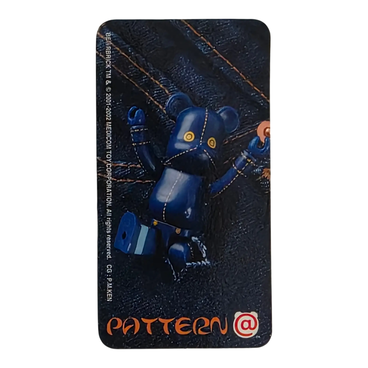 Bearbrick Series 5 Pattern "Blue Denim" 100% Begleitkarte