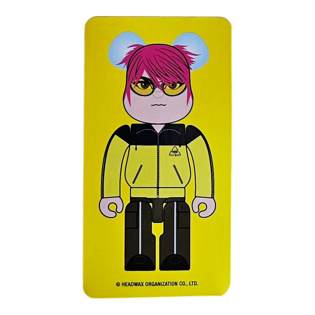 Bearbrick Series 50 Artist "HIDE" [X JAPAN] 100% Begleitkarte