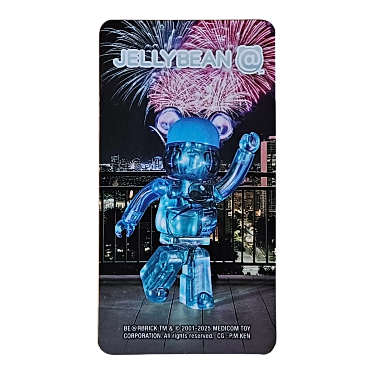 Bearbrick Series 50 Jellybean "Ramune" 100% Begleitkarte