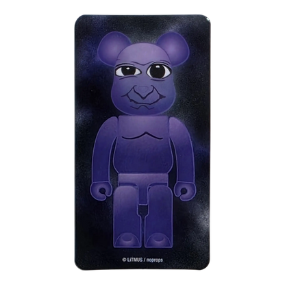 Bearbrick Series 51 "Ao Oni - The Horror of Blueberry Onsen" 100% SECRET Begleitkarte