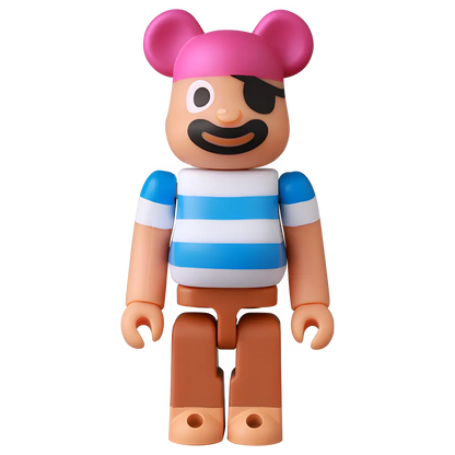 Bearbrick Series 51 Artist "Pop-Up Pirate" 100% Herstellerbild